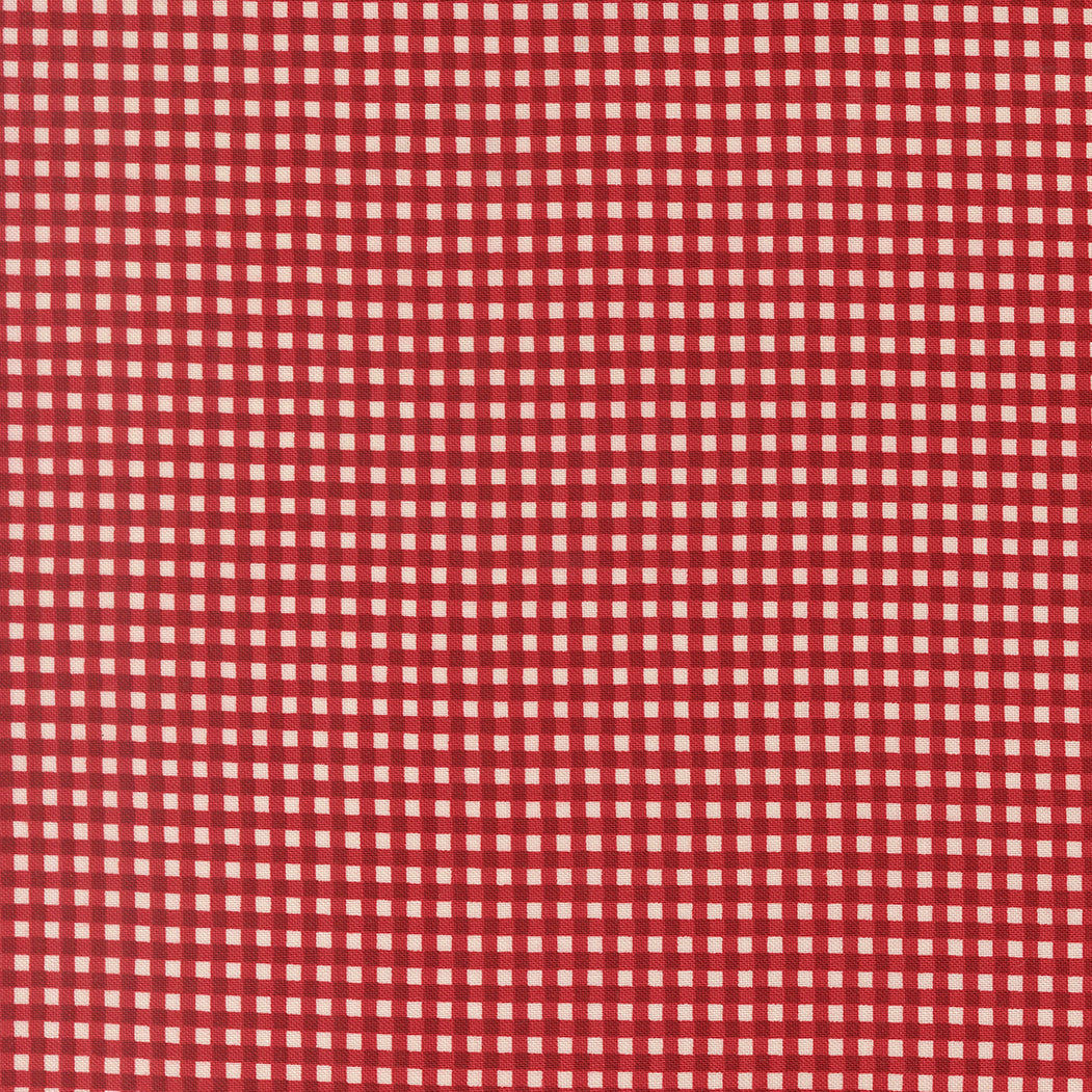 Chilly Gingham Red M5571612 by Sweetwater for Moda Fabrics (sold in 25cm increments)