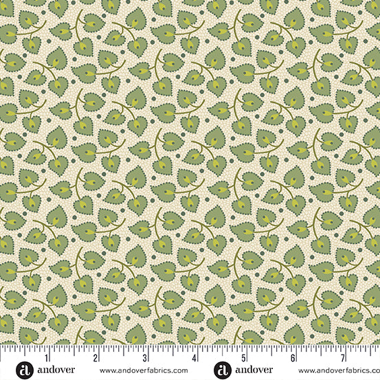 Joy Fir Heartstrings A1052G by Laundry Basket Quilts for Andover Fabrics (sold in 25cm increments)
