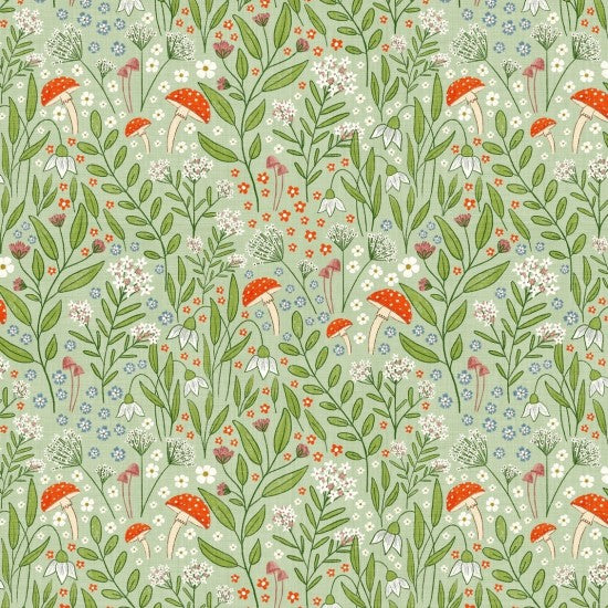 Whimsical Fields Flower Field 82130104 by Mel Armstrong for Nutex Fabrics (sold in 25cm increments)