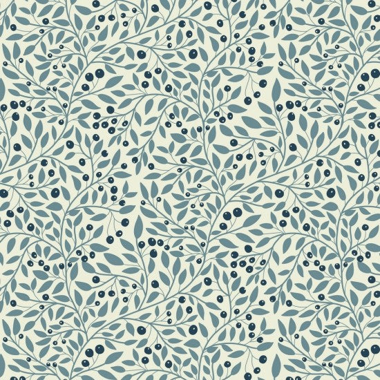 Bluebell Garden Branches Cream 8227105 by Mel Armstrong for Nutex Fabrics (sold in 25cm increments)