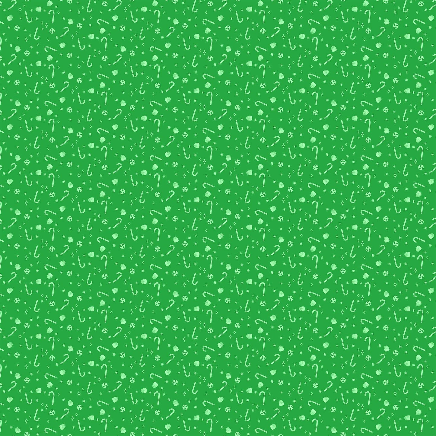 Merry Kitschmas 90671-71 Candies Green by Louise Pretzel for Figo Fabrics (sold in 25cm increments)