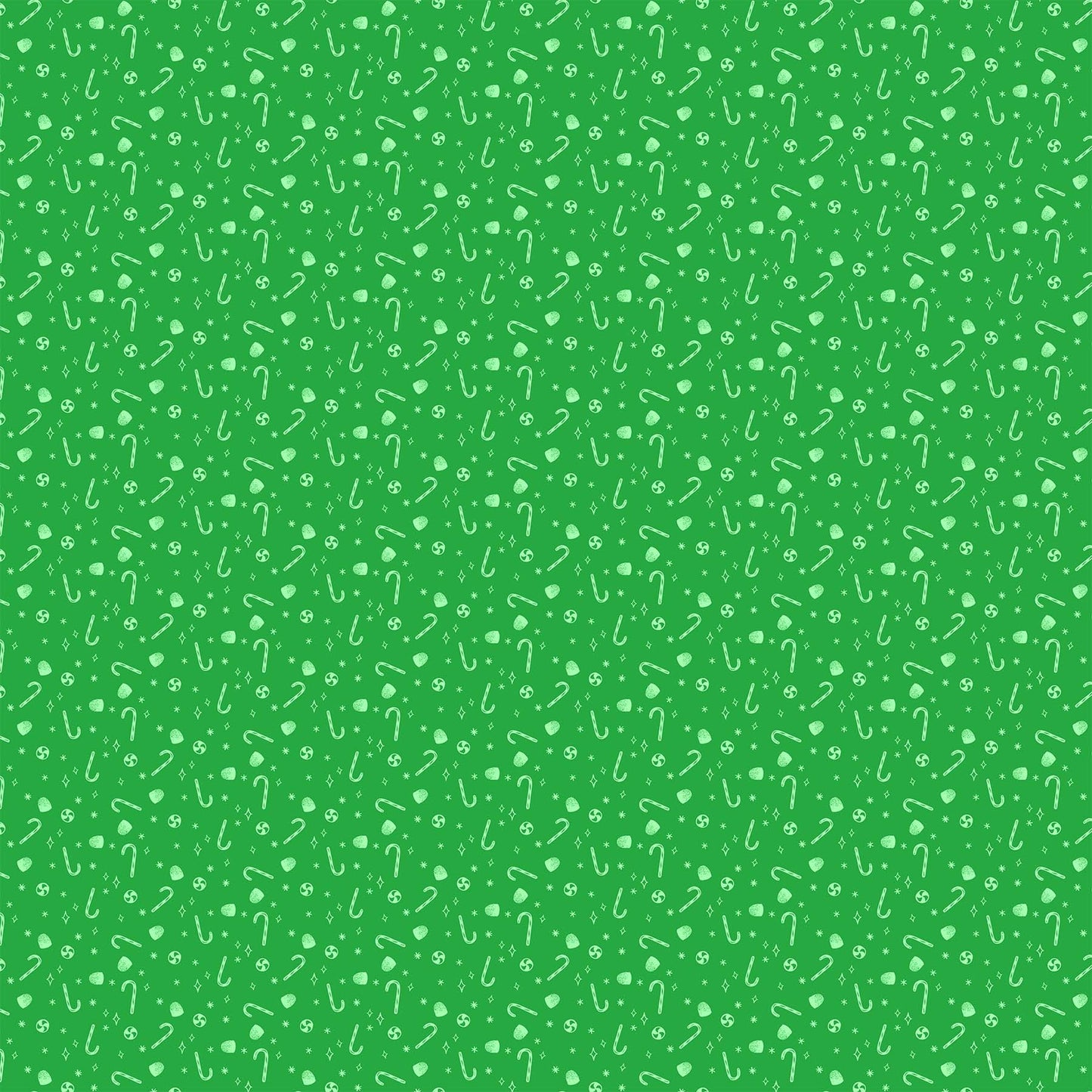 Merry Kitschmas 90671-71 Candies Green by Louise Pretzel for Figo Fabrics (sold in 25cm increments)