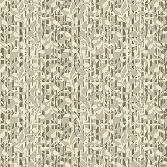Cocoa Blue Cocoa Boxwood A729N by Laundry Basket Quilts for Andover Fabrics (sold in 25cm increments)