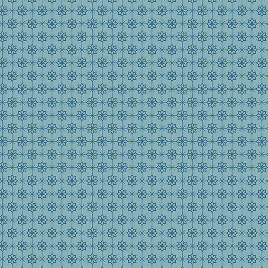 Cocoa Blue Mediterranean Iron Gate A734B by Laundry Basket Quilts for Andover Fabrics (sold in 25cm increments)