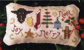 A Most Festive Ewe Cross Stitch Pattern Homespun Elegance