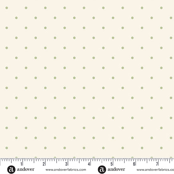 Snow Flurry Dotty Gold A10305LG by Laundry Basket Quilts for Andover Fabrics (sold in 25cm increments)