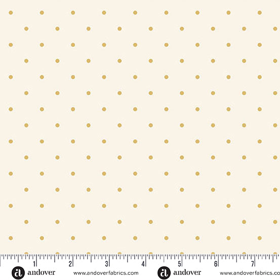 Snow Flurry Dotty Sage A10305LY by Laundry Basket Quilts for Andover Fabrics (sold in 25cm increments)