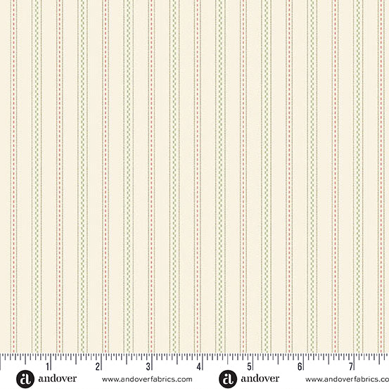 Snow Flurry Apres Ski Cream A10317L by Laundry Basket Quilts for Andover Fabrics (sold in 25cm increments)