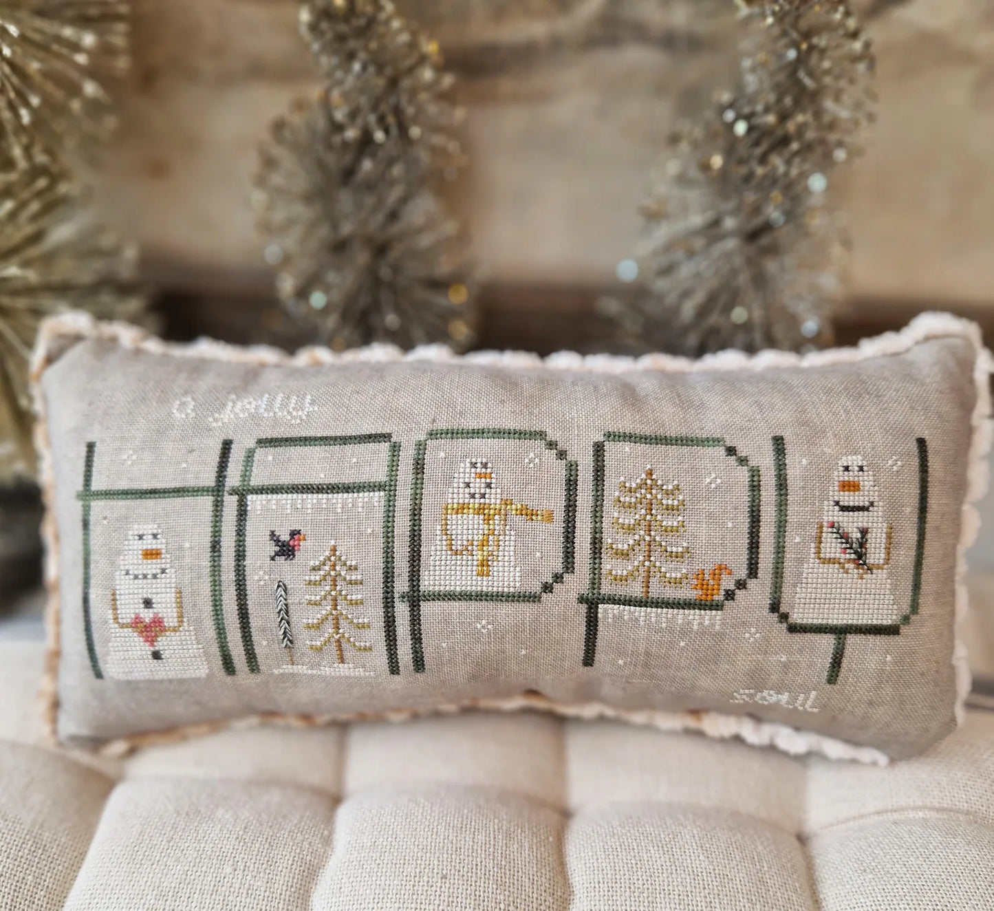 A Jolly Happy Soul Cross Stitch Pattern by Cosford Rise Stitchery