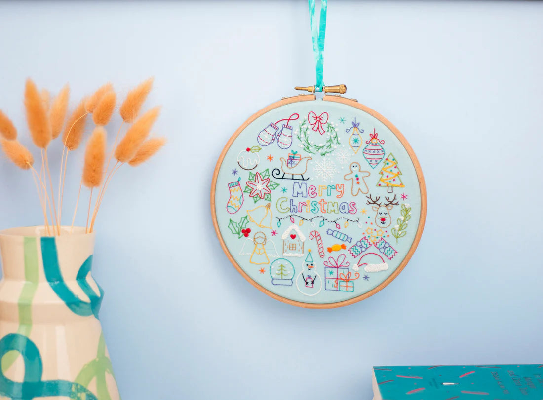 24 Days of Advent Christmas Embroidery Kit by Oh Sew Bootiful