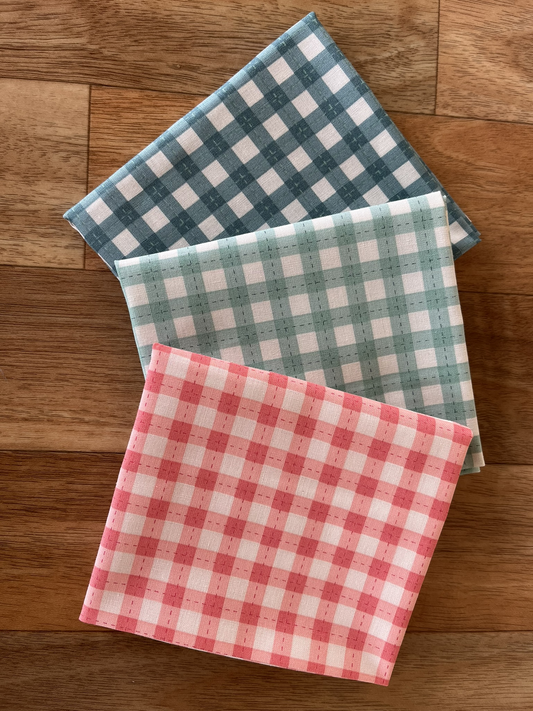 Afternoon Tea Checks Fat Quarter Bundle by Beverly McCullough for Riley Blake Designs