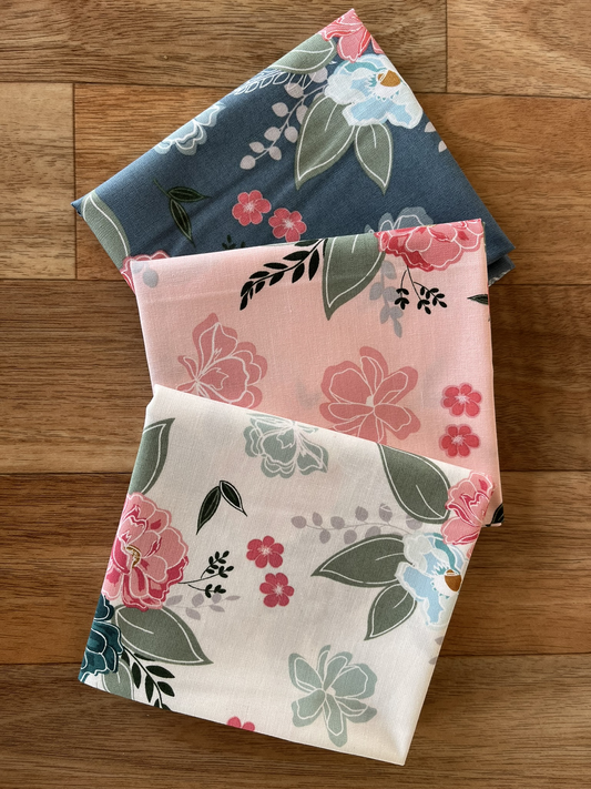 Afternoon Tea Large Florals Fat Quarter Bundle by Beverly McCullough for Riley Blake Designs