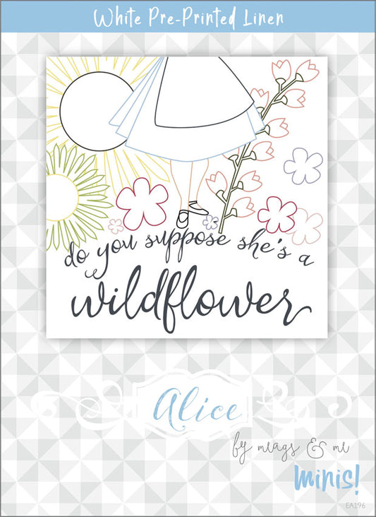 Alice Embroidery Pattern by Meags and Me