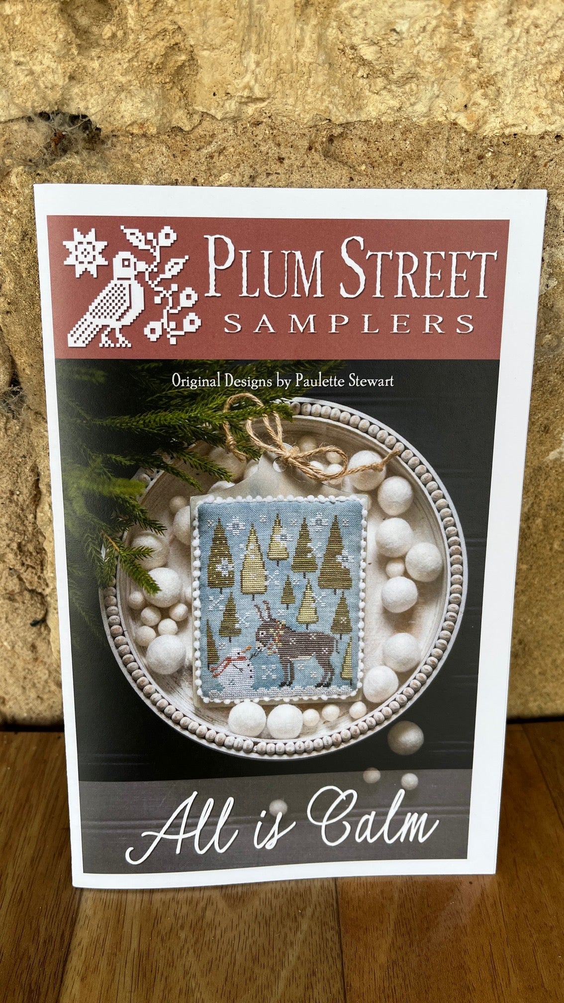 All is Calm Cross Stitch Pattern Plum Street Samplers