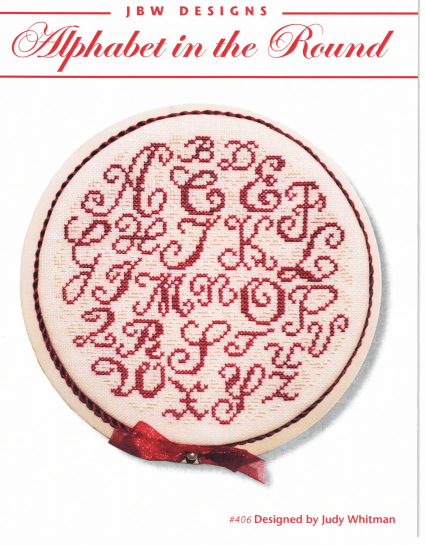 Alphabet in the Round Cross Stitch Pattern by JBW Designs