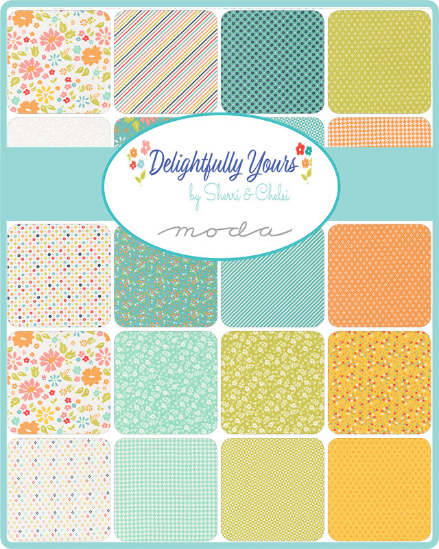 Delightfully Yours Jelly Roll by Sherri and Chelsi for Moda Fabrics