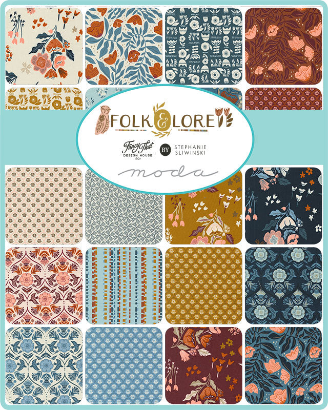 Folk Lore Fat Eighth Bundle Fancy That Design House for Moda Fabrics
