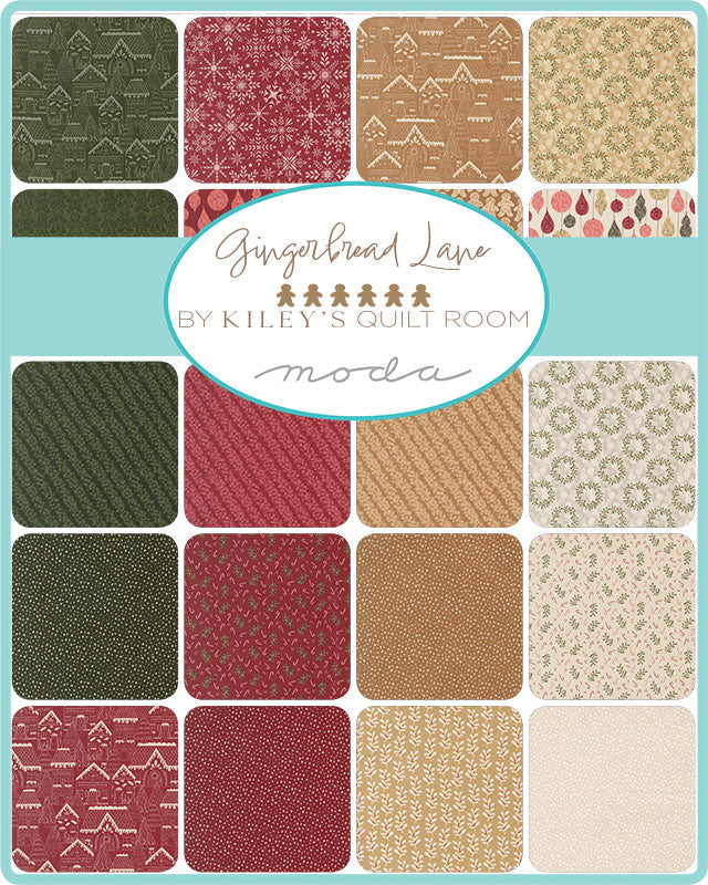 Gingerbread Lane Charm Pack by Kileys Quilt Room for Moda Fabrics