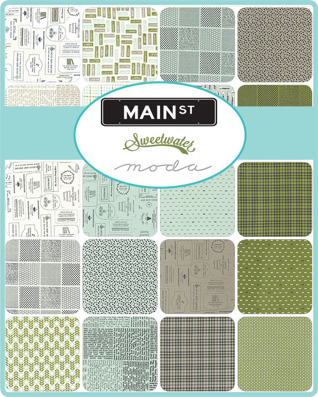 Main Street Fat Eighth Bundle by Sweetwater for Moda Fabrics