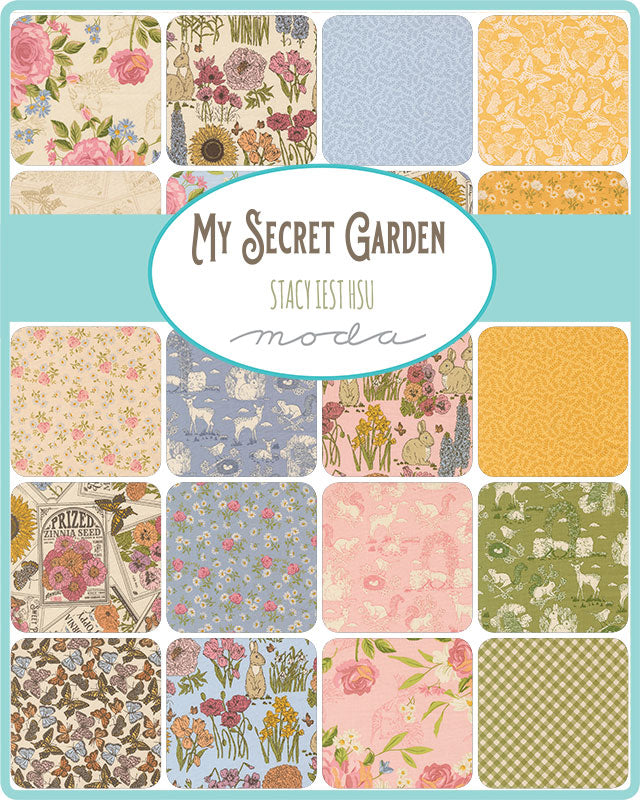 My Secret Garden Fat Eighth Bundle by Stacy Iest Hsu for Moda Fabrics