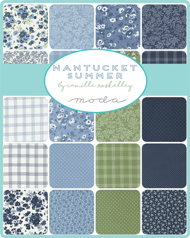 Nantucket Summer Swoon Cheater Print Panel M5526811 by Camille Roskelley for Moda fabrics