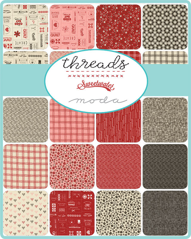 Threads Charm Pack from Sweetwater for Moda Fabrics
