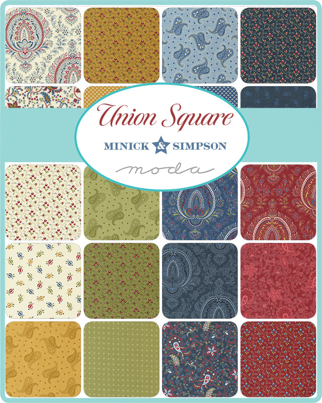 Union Square Fat Eighth Bundle by Minick and Simpson for Moda fabrics