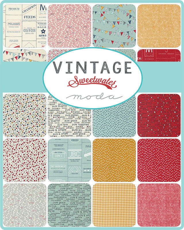 Vintage Fat Eighth Bundle by Sweetwater for Moda Fabrics