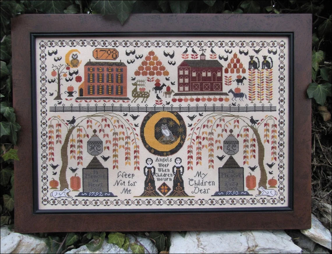 Autumn on Lazy Bear Mountain Cross Stitch Pattern by Kathy Barrick