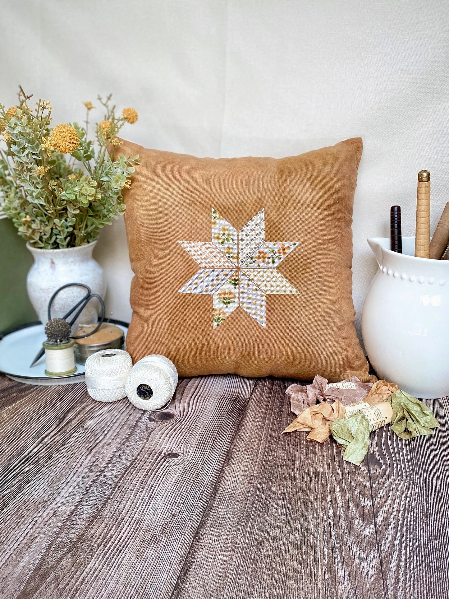 Autumn Star Cross Stitch Pattern by Count Your Stitches Designs