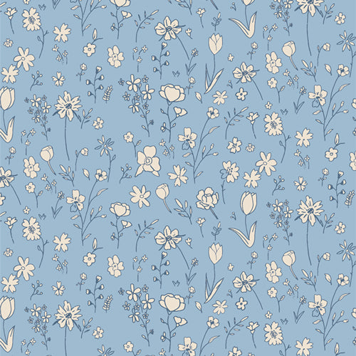 Bedtime Stories The Blue Fairy 31105 by Elizabeth Chappell for Art Gallery fabrics (sold in 25cm increments)