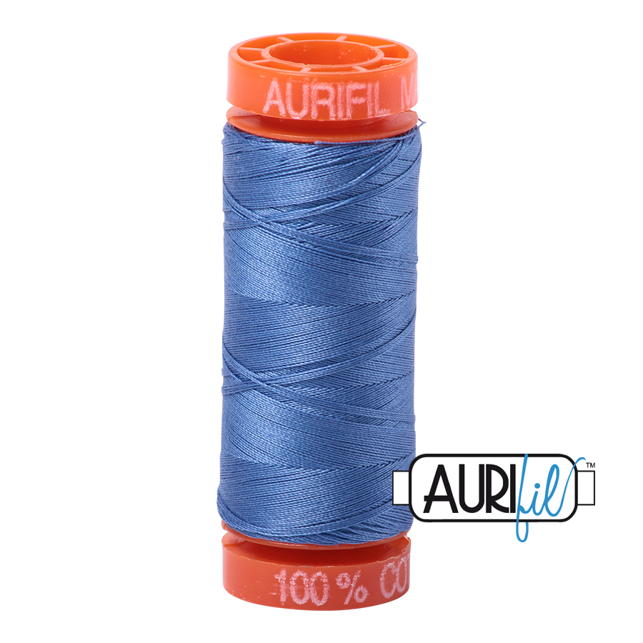 Aurifil 50wt Cotton Light Blue Violet 1128 200m Spool