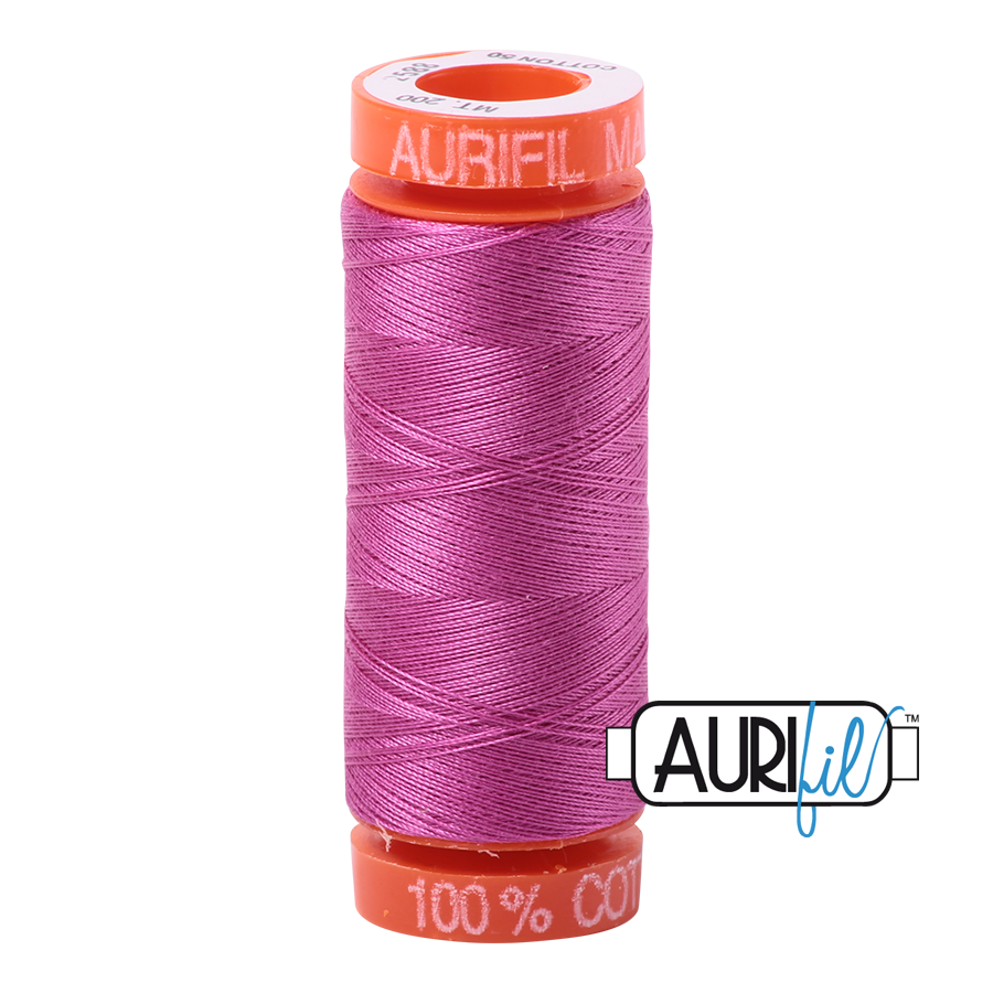 Aurifil 50wt Cotton Light Magenta 2588 200m Spool
