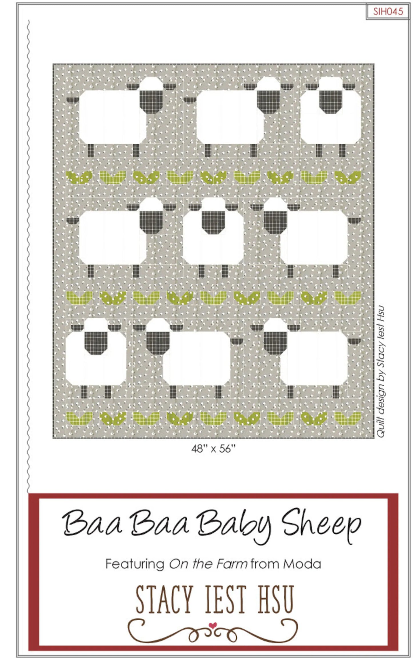 Baa Baa Baby Sheep Quilt Pattern by Stacy Iest Hsu