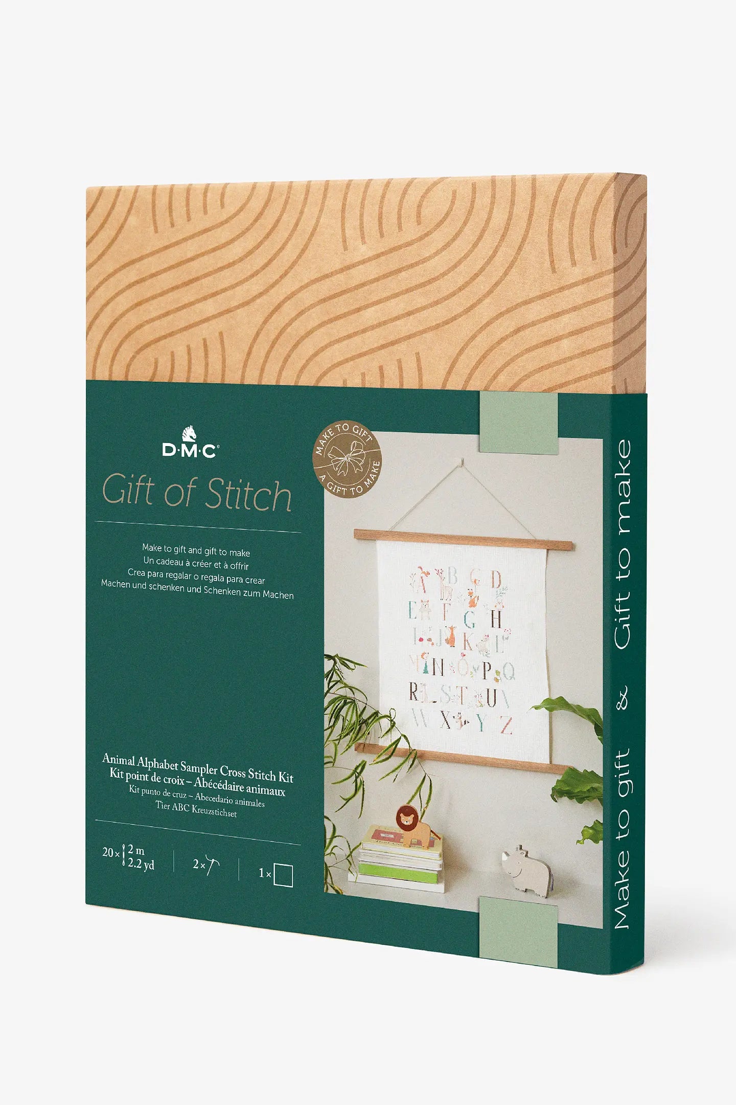 DMC BABY ANIMAL ALPHABET SAMPLER - GIFT OF THE STITCH