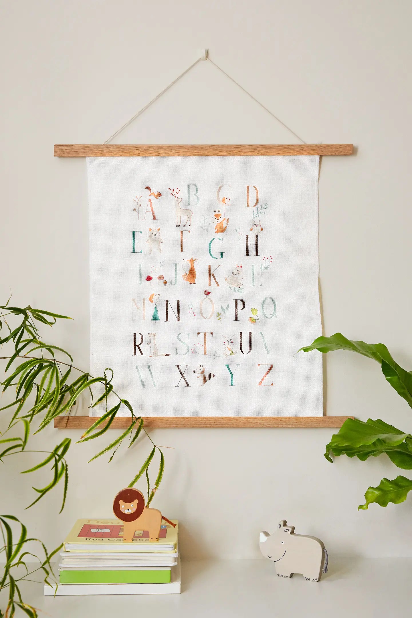 DMC BABY ANIMAL ALPHABET SAMPLER - GIFT OF THE STITCH