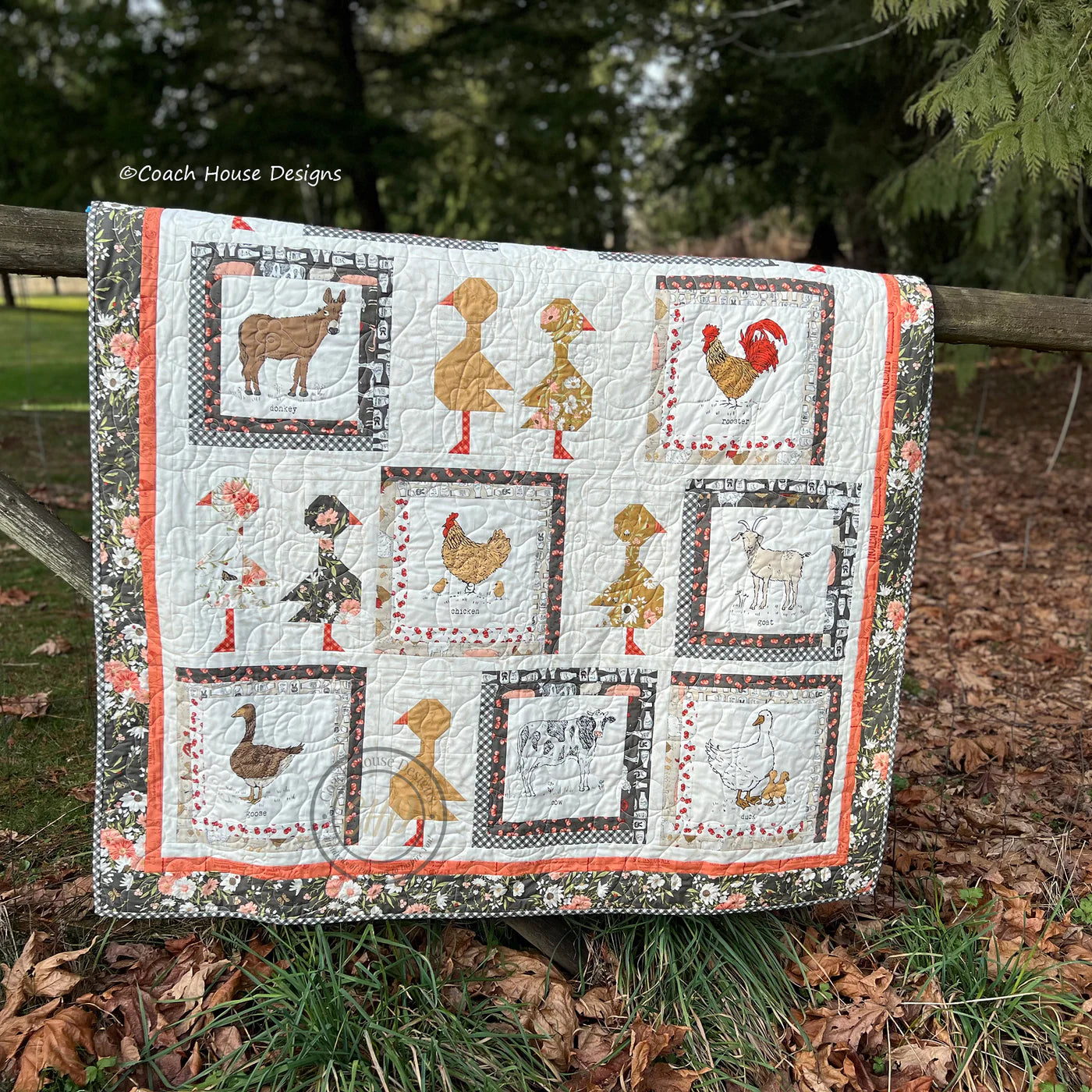 Baby Duck Quilt Pattern by Coach House Designs