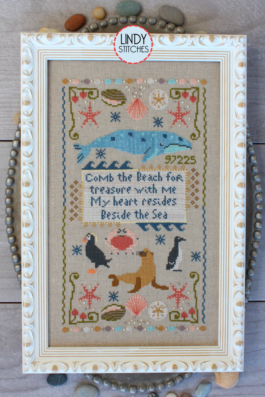 Beach Comber Cross Stitch Pattern by Lindy Stitches