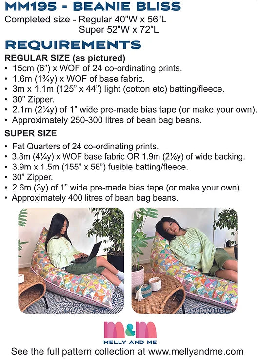Beanie Bliss Bean Bag Pattern by Melly and Me