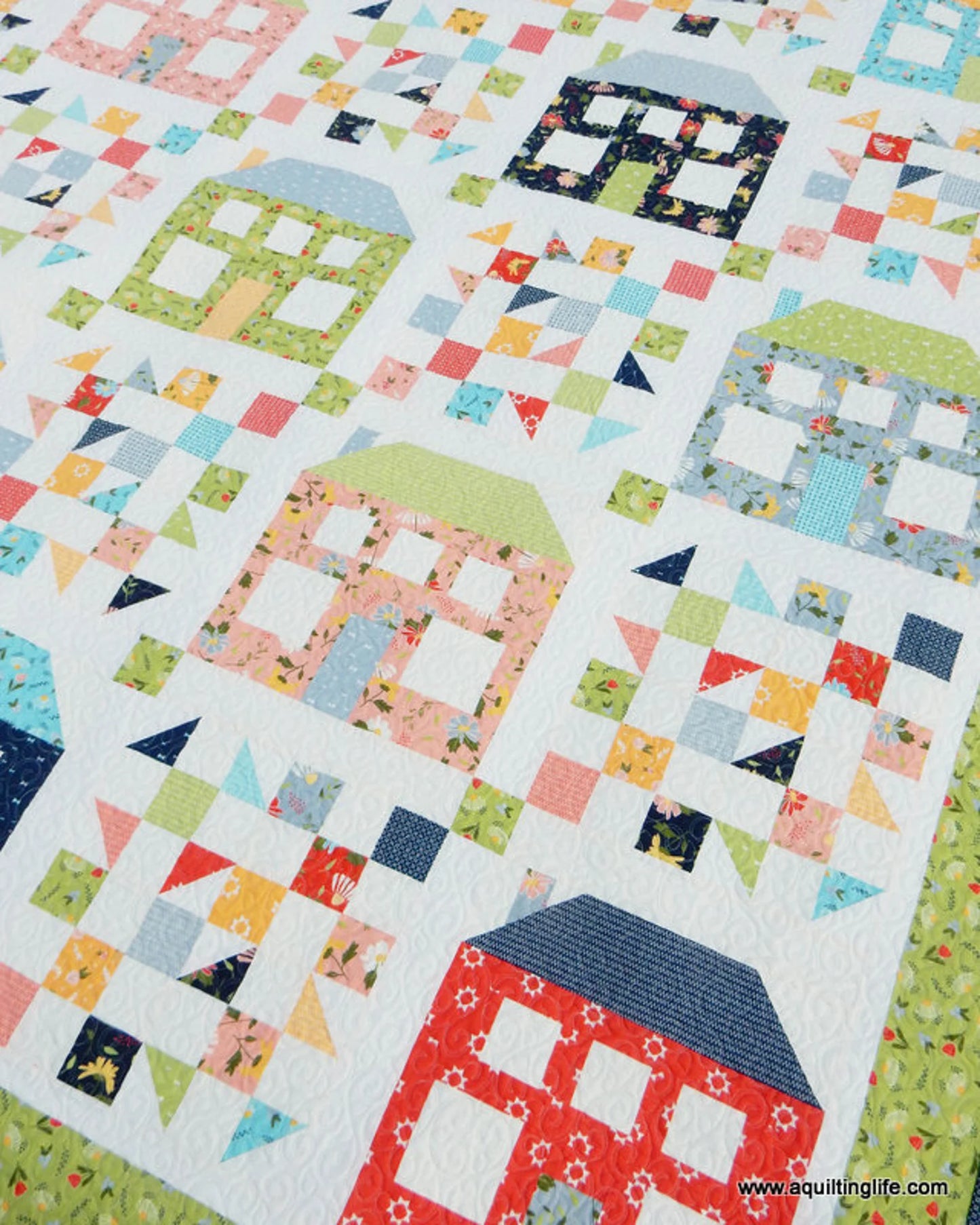 Be My Neighbour Quilt Pattern by A Quilting Life
