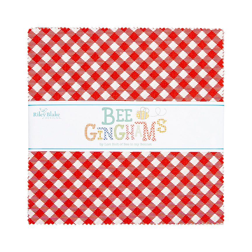 Bee Ginghams - 10" Stacker by Lori Holt for Riley Blake