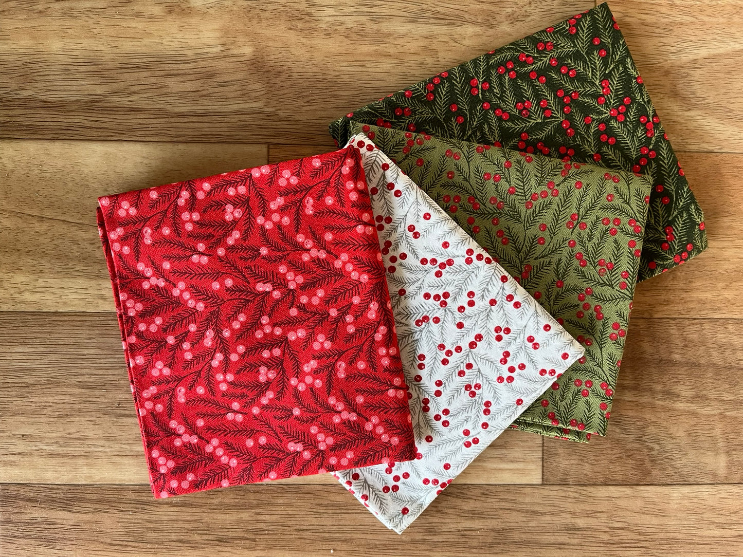 Berry & Pine Needles Fat Quarter Bundle by Lella Boutique for Moda Fabrics