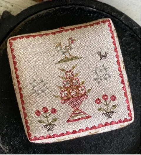 Big Chicken Little Chicken Pin Keep Cross Stitch Pattern by Stacy Nash