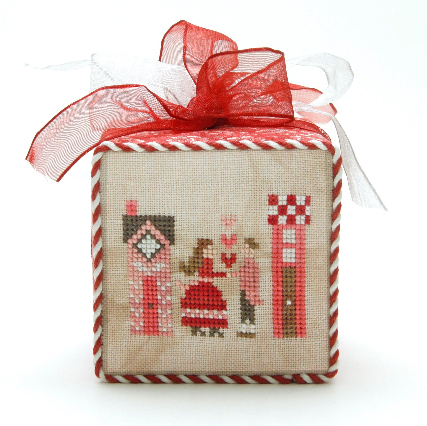 Big-Hearted Frill Cross Stitch Pattern Heart in Hand