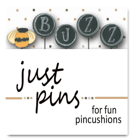 B is for Buzz Pins by Just Another Button Co