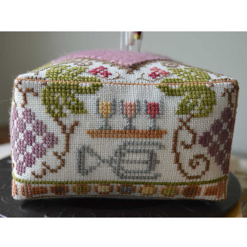 Hands on Design Block Party Vino Cross Stitch Pattern