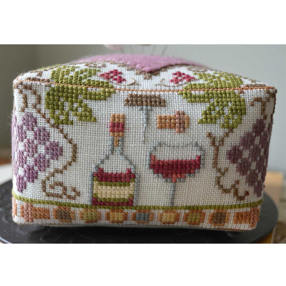 Hands on Design Block Party Vino Cross Stitch Pattern