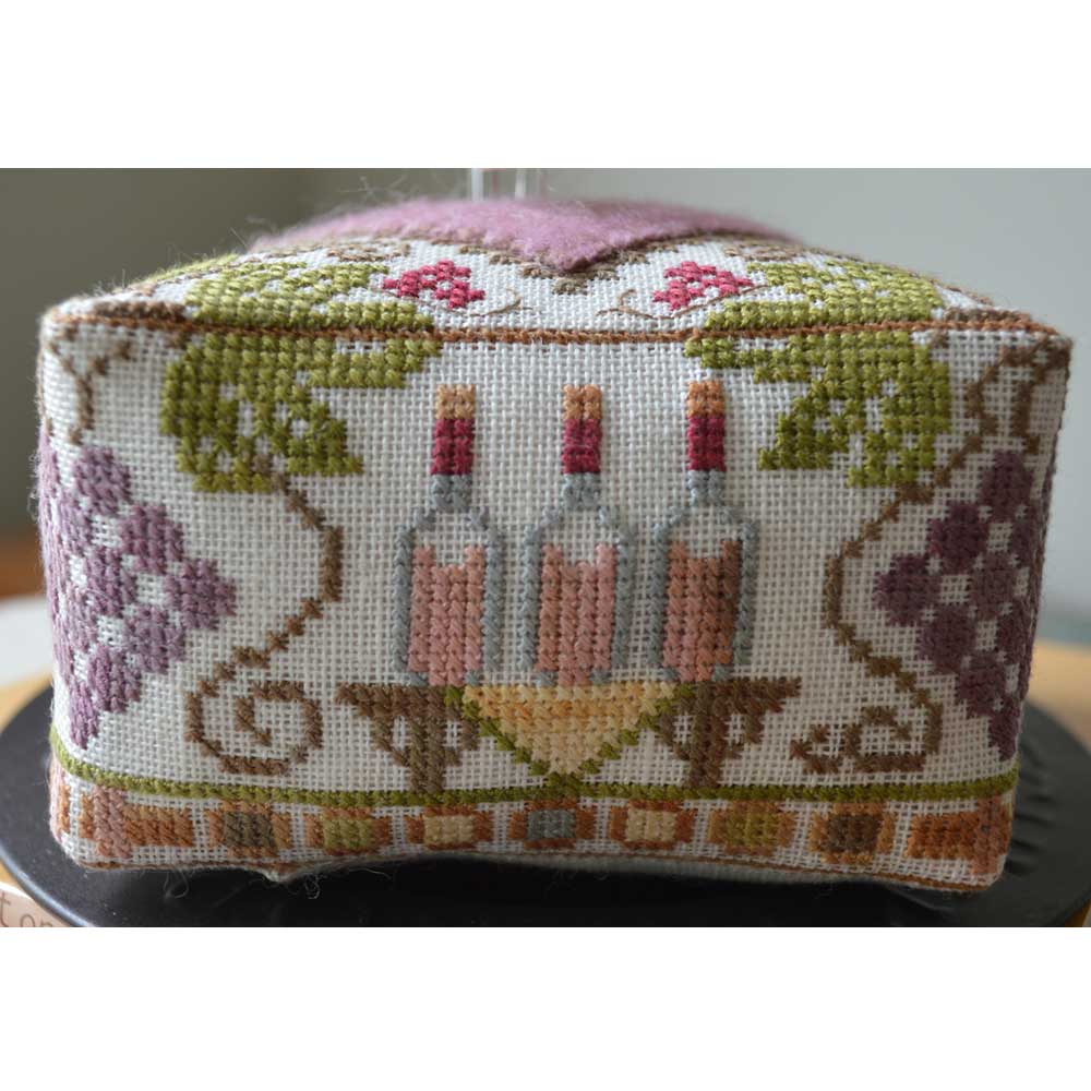Hands on Design Block Party Vino Cross Stitch Pattern