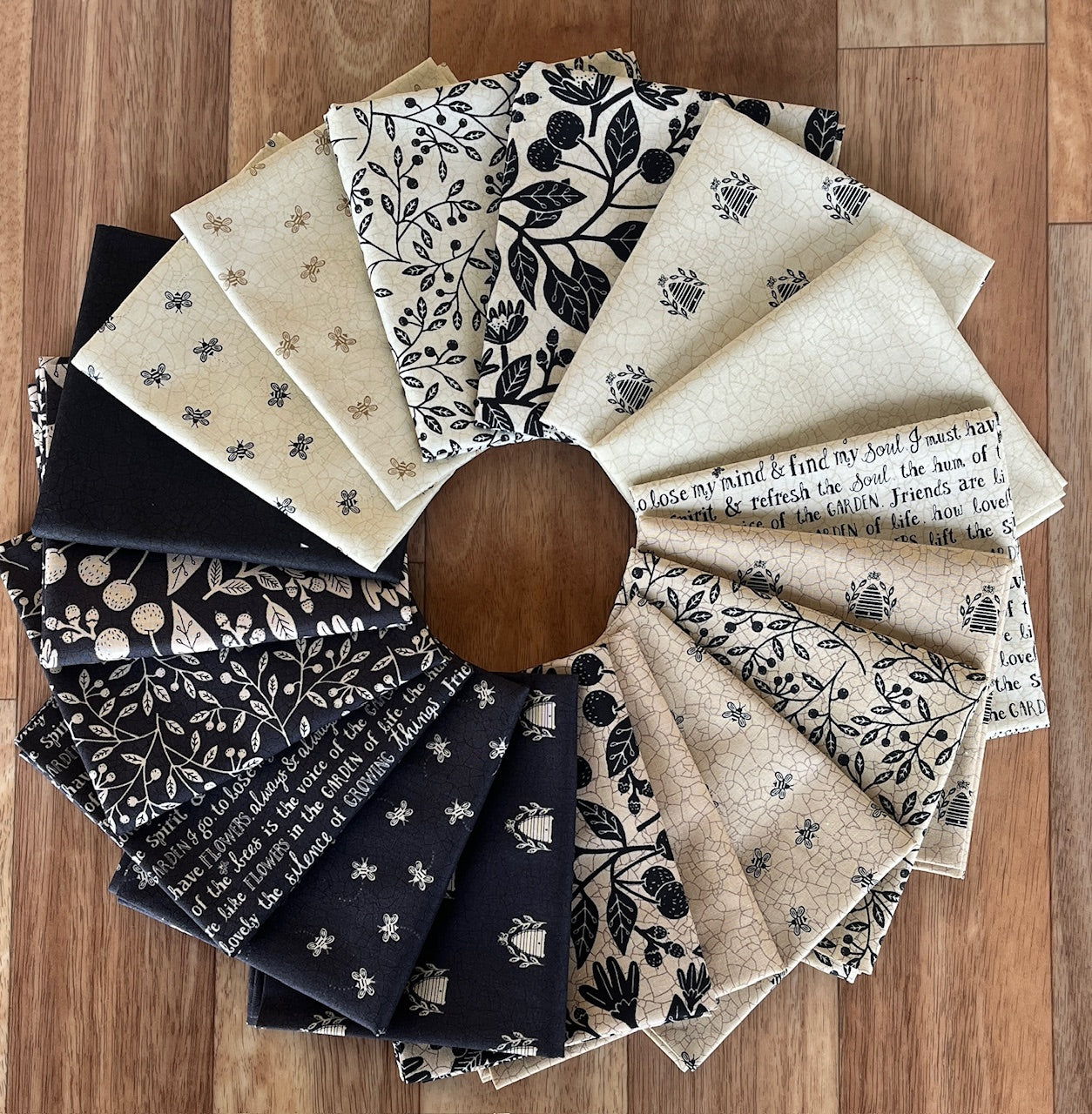 Bloom and Grow Fat Quarter Bundle by Kathy Schmitz Studios for Moda Fabrics