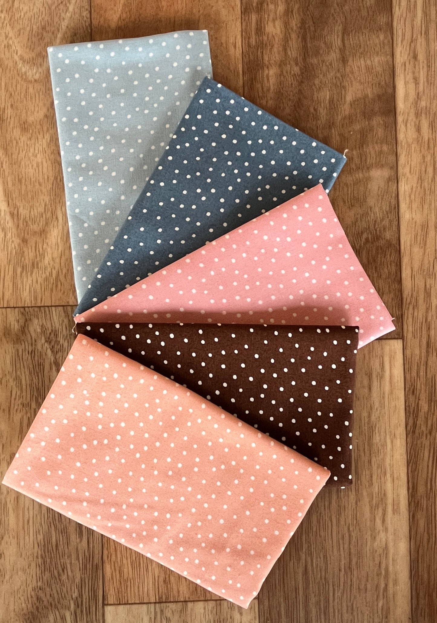 Blossoms and Blooms Spots Fat Eighth Bundle by Elena Amo for Moda Fabrics